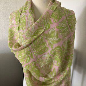 Lily Pultizer Print Scarf